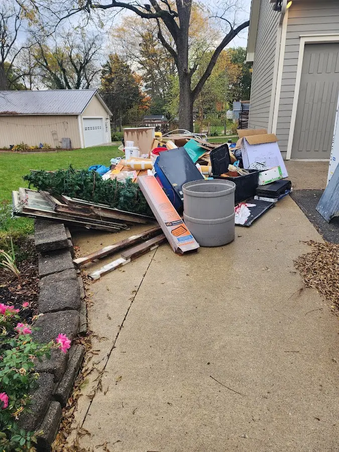 Dumpster being loaded with debris for 30 Yard Dumpster Rental in Stroudsburg